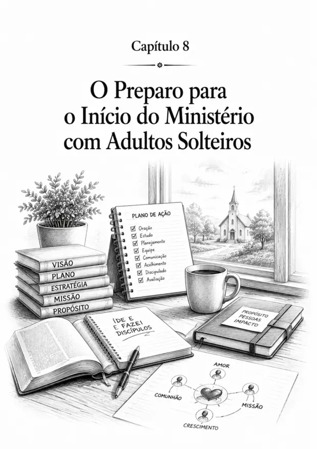 Abertura ilustrada do capítulo 8